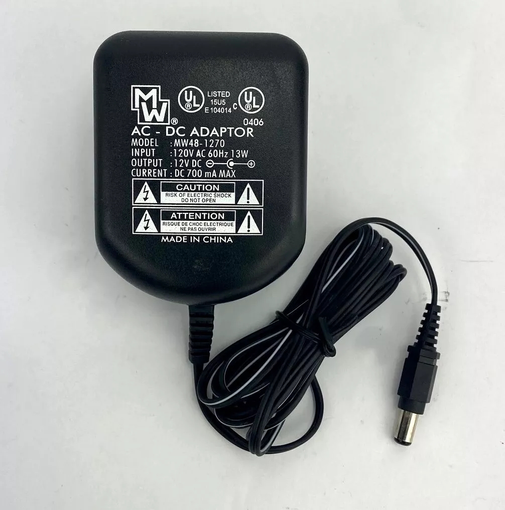 *Brand NEW*MW Input 120V AC Output 12V DC 700mA MAX AC-DC Power Adapter Class 2 Transformer MW48-1270 Power Su